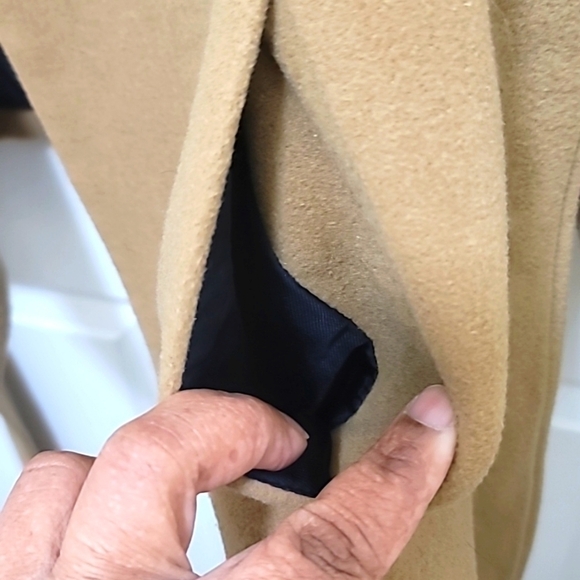 ZARA BASIC WOMEN'S WOOL HOODIE MID-LENGTH IN BROWN SIZE SMALL - Picture 14 of 14